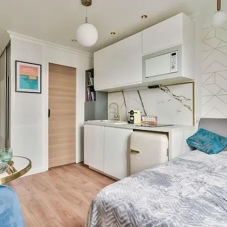 Appartement Studio Sur Les Toits Parisiens Parijs